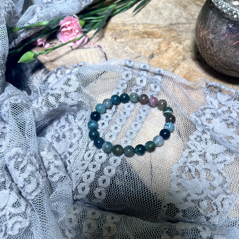 Agat (zielony) - kamień Czakry Serca, uzdrawia emocje, rozwija empatie, wzmacnia odporność